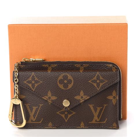 louis vuitton card holder reverse monogram|recto verso card holder.